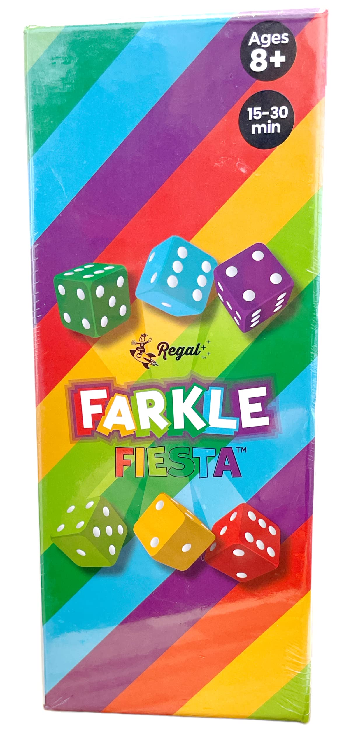 Regal Games Farkle Fiesta score sheets simplify tracking scores during play.