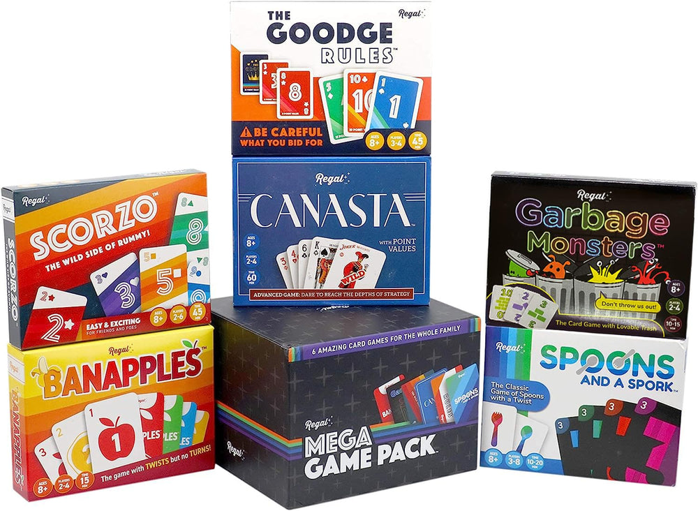Regal Games Fun Card Games Set garbage monsters cards add playful chaos for lively gatherings