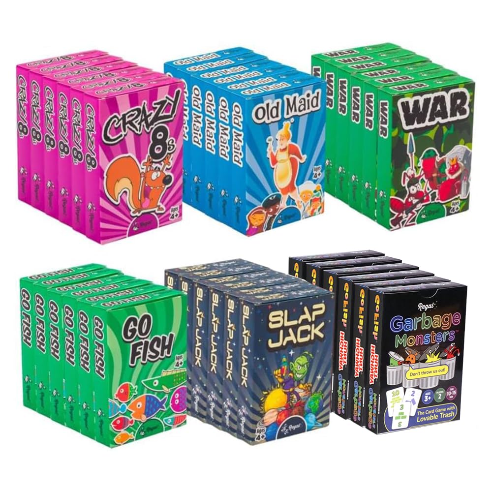 Regal Games Go Fish deck for kids boosts color recognition and simple matching.