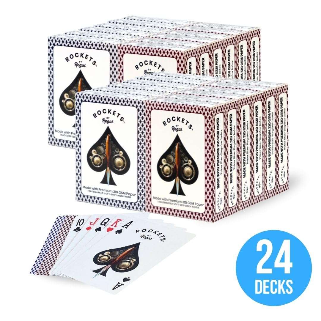 Regal Games Rockets for games and practice sessions with dependable card quality.