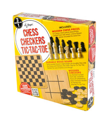 Regal Games square board 10.5 by 10.5 inches fits tabletop play.