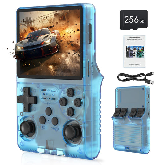 RegiisJoy R40S PRO shows a crisp 3.5 inch screen for classic games.