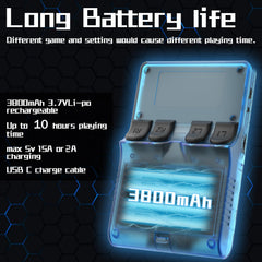 RegiisJoy R40S PRO's 3800mAh battery enables long play sessions on the go.