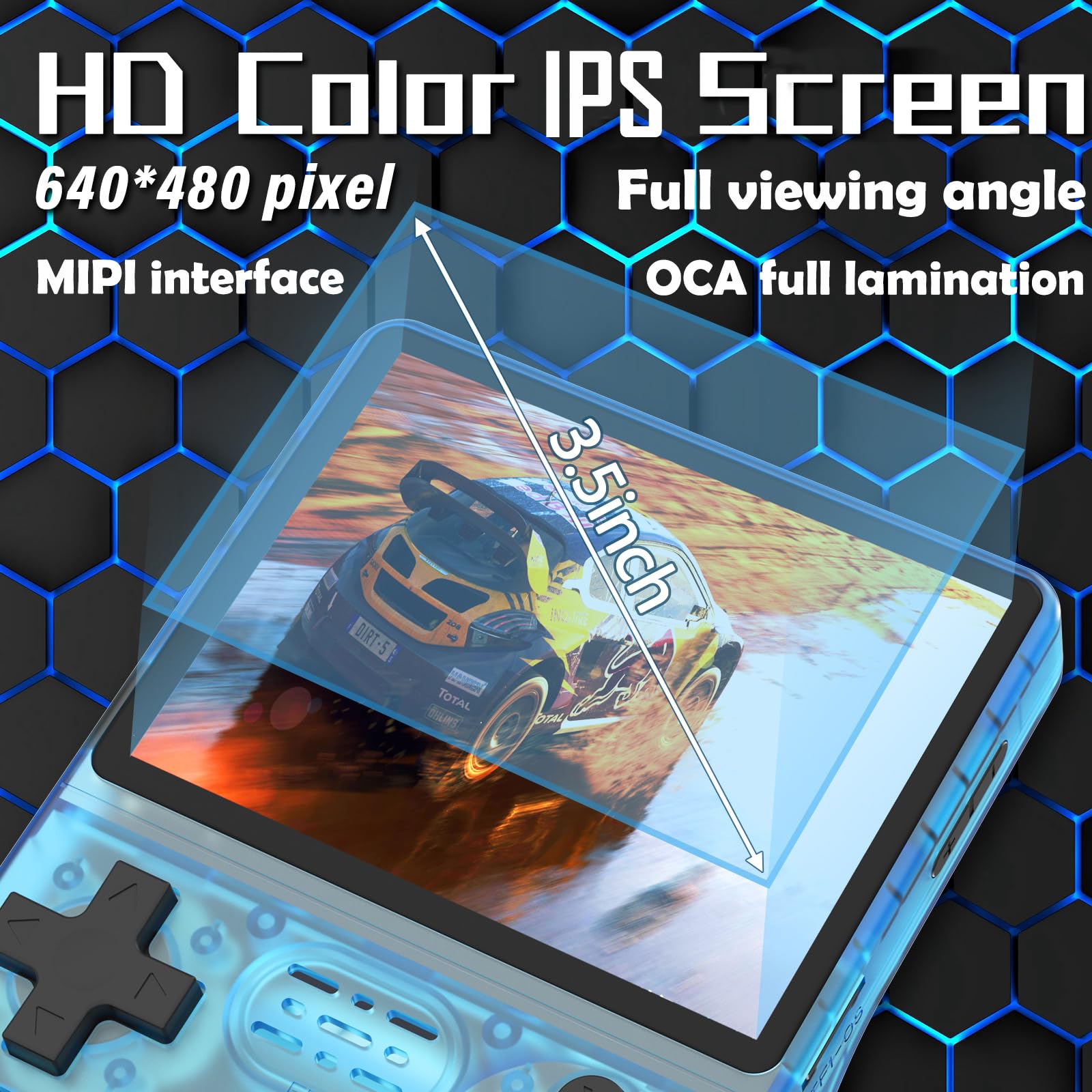 RegiisJoy R40S PRO uses dual joysticks for precise retro gameplay.