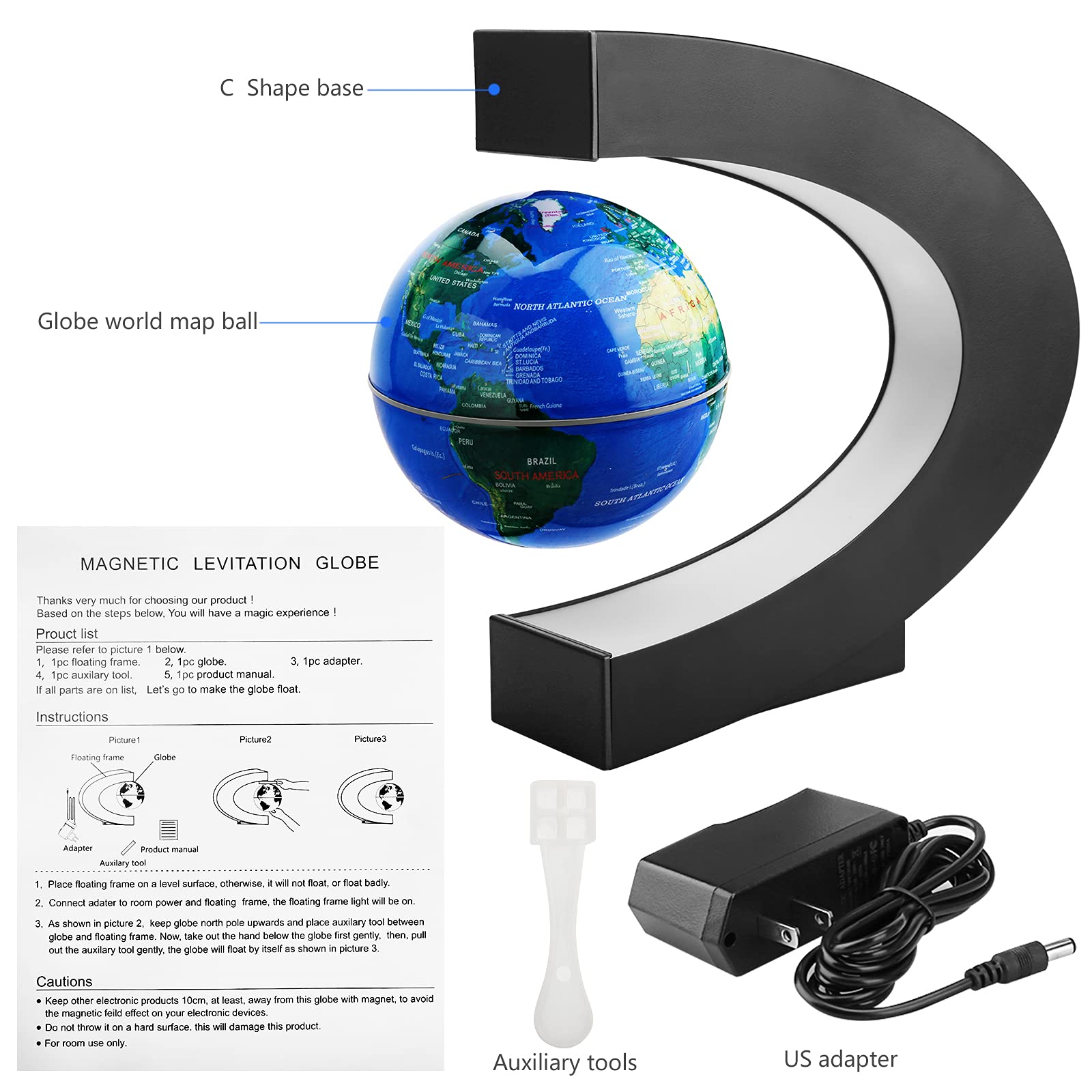 REHAVE levitating globe rotation display captivates guests