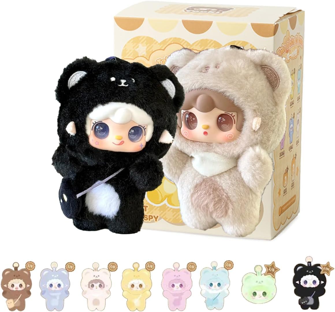 REIVIVORA YOOKI V4 Bear blind box front view with collectible mini-figure.