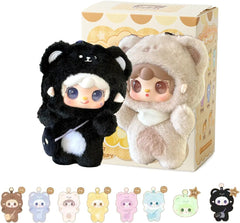 REIVIVORA YOOKI V4 Bear blind box front view with collectible mini-figure.