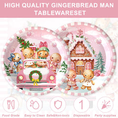 Rejoice Bunny Gingerbread House 9-inch plates for generous serving at parties