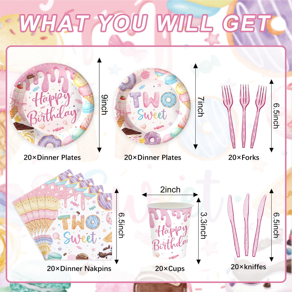 Rejoice Bunny Two Sweet knives and forks for safe, colorful dining at parties