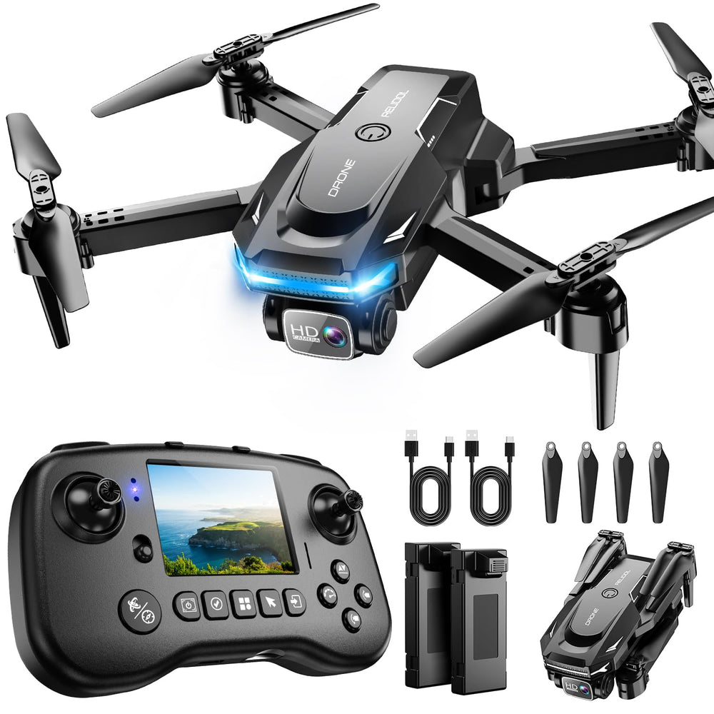 RELIDOL PK01 drone with remote screen provides instant live footage and flight data.