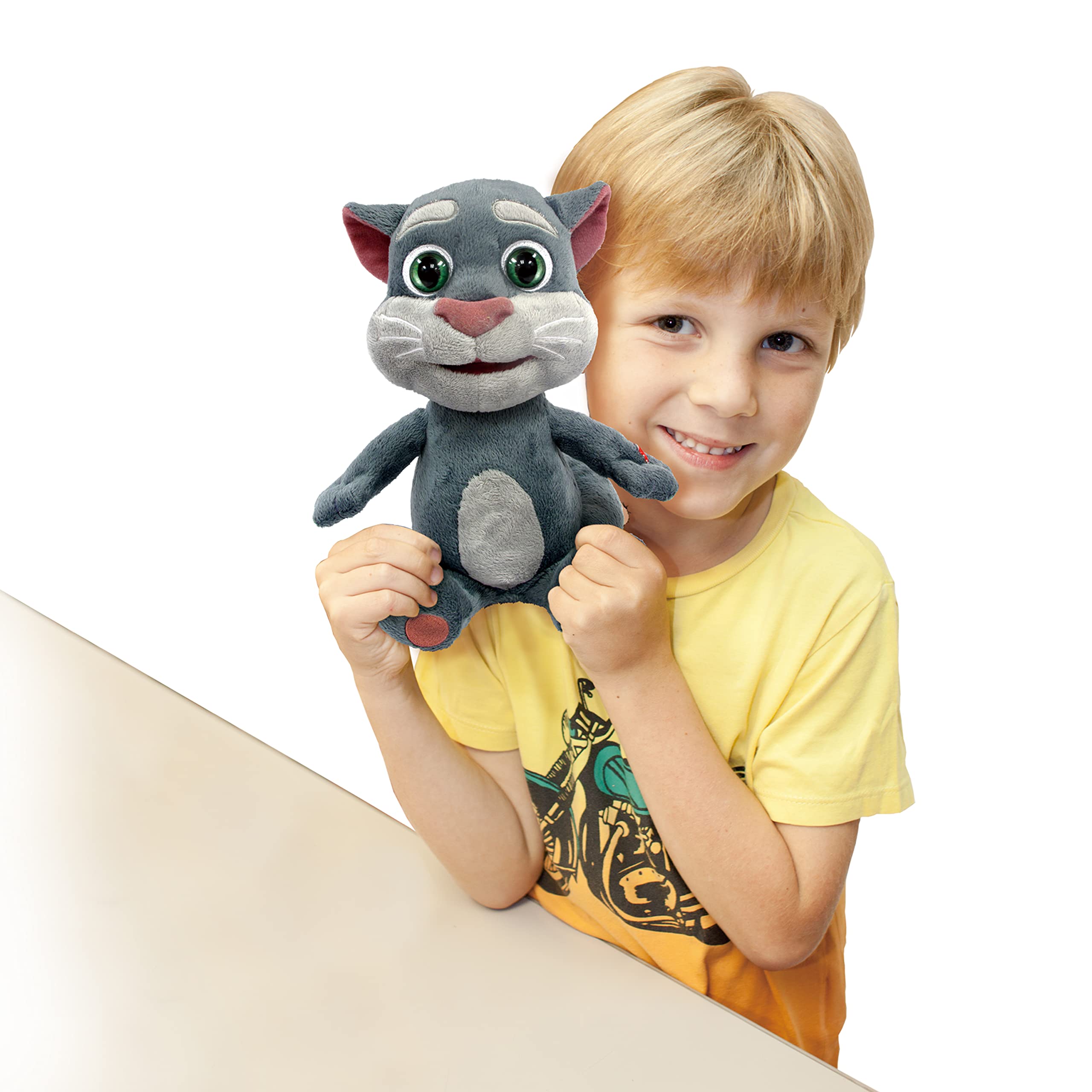 Relsy Talking Tom tummy scratch action cue with interactive sounds