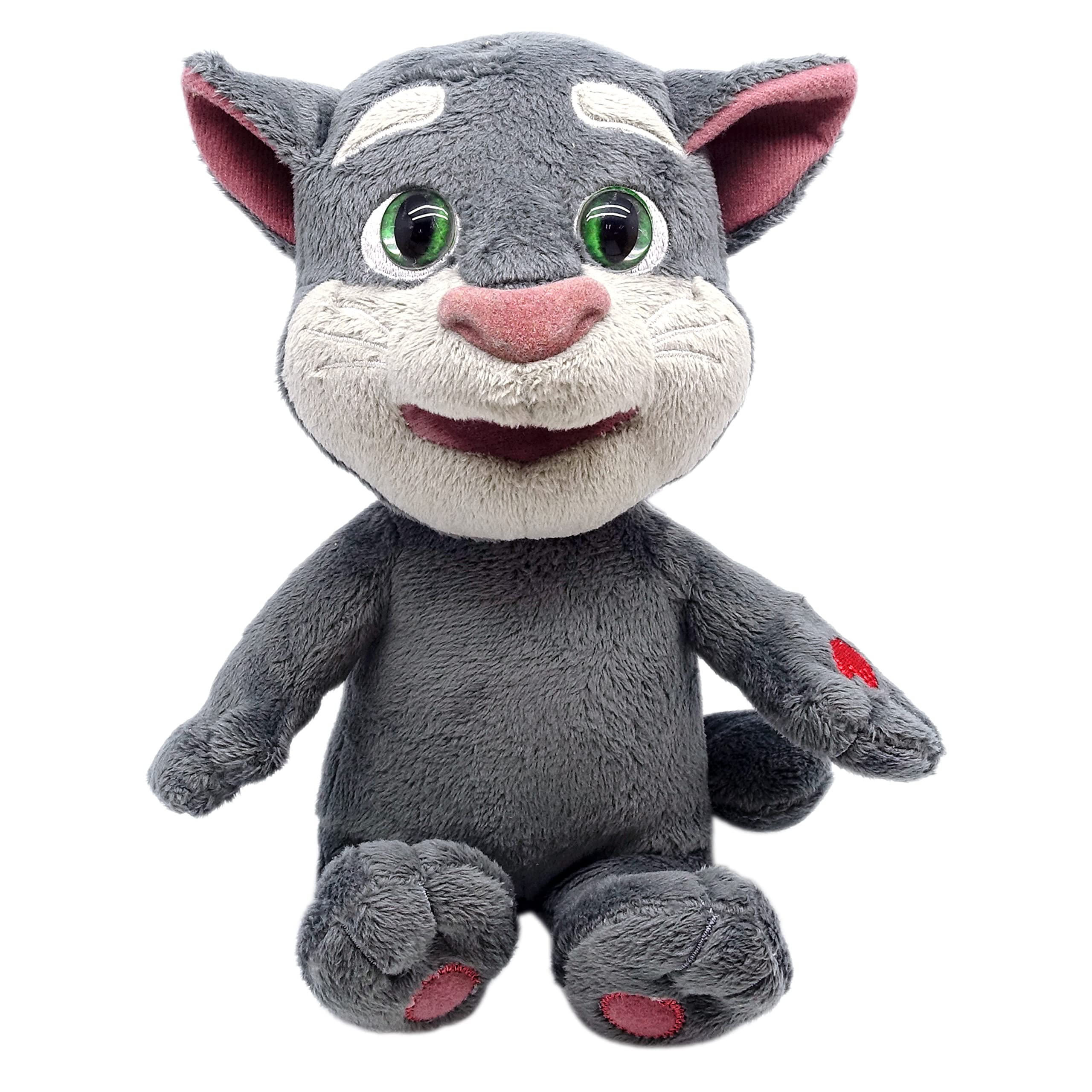 Relsy Tom plush arm button enables interactive talkback for lively play sessions.