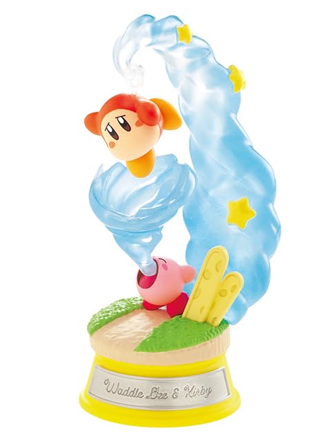 Kirby Swing figure displayed on its base stand for collection display.