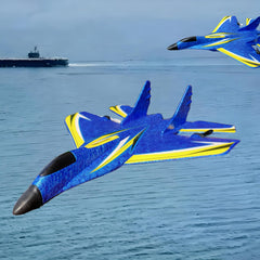 Remote Control Plane in flight demonstrating stable performance with 3-axis gyro