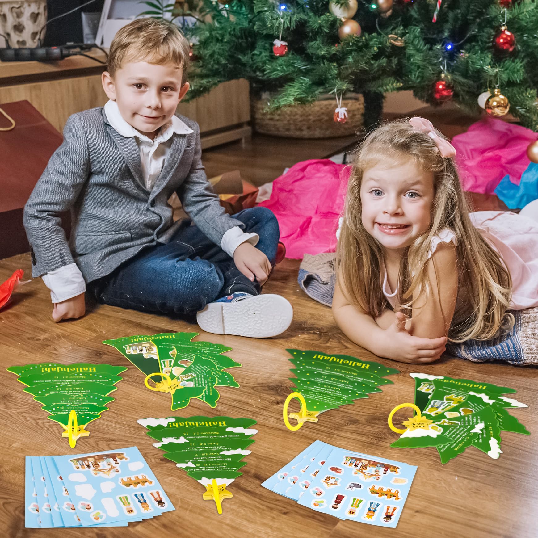 Renbuzhu church lesson kits for interactive nativity learning.
