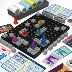 Renegade Acquire gameplay setup example demonstrates 60th anniversary deluxe components.