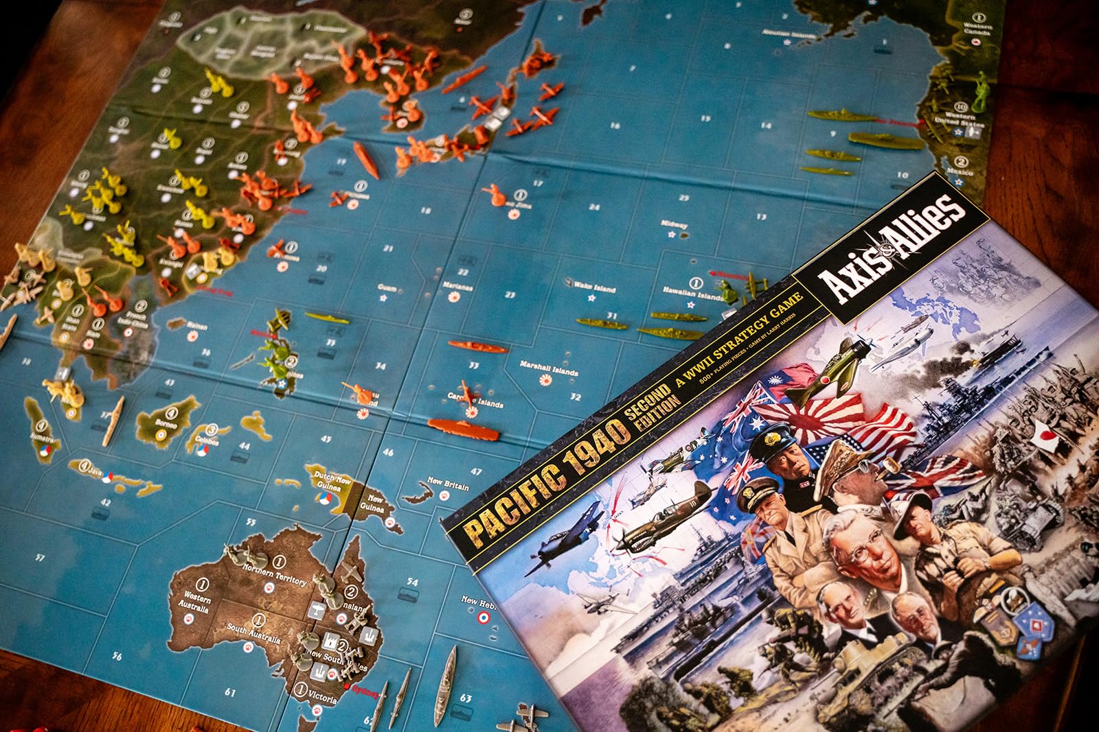 Renegade Axis & Allies 1940 Pacific box art setting the strategic mood