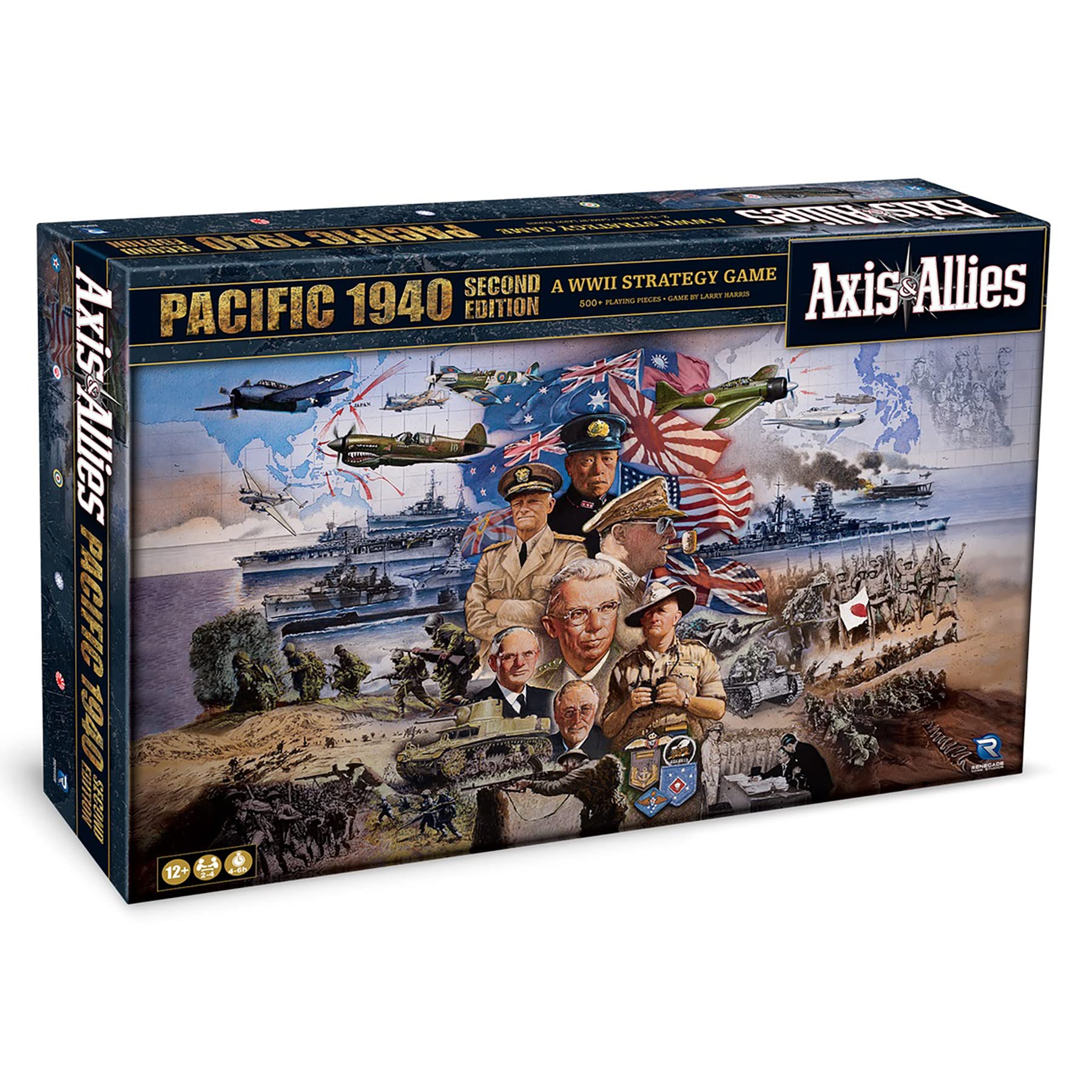 Renegade Axis & Allies 1940 Pacific game board for immersive strategy play