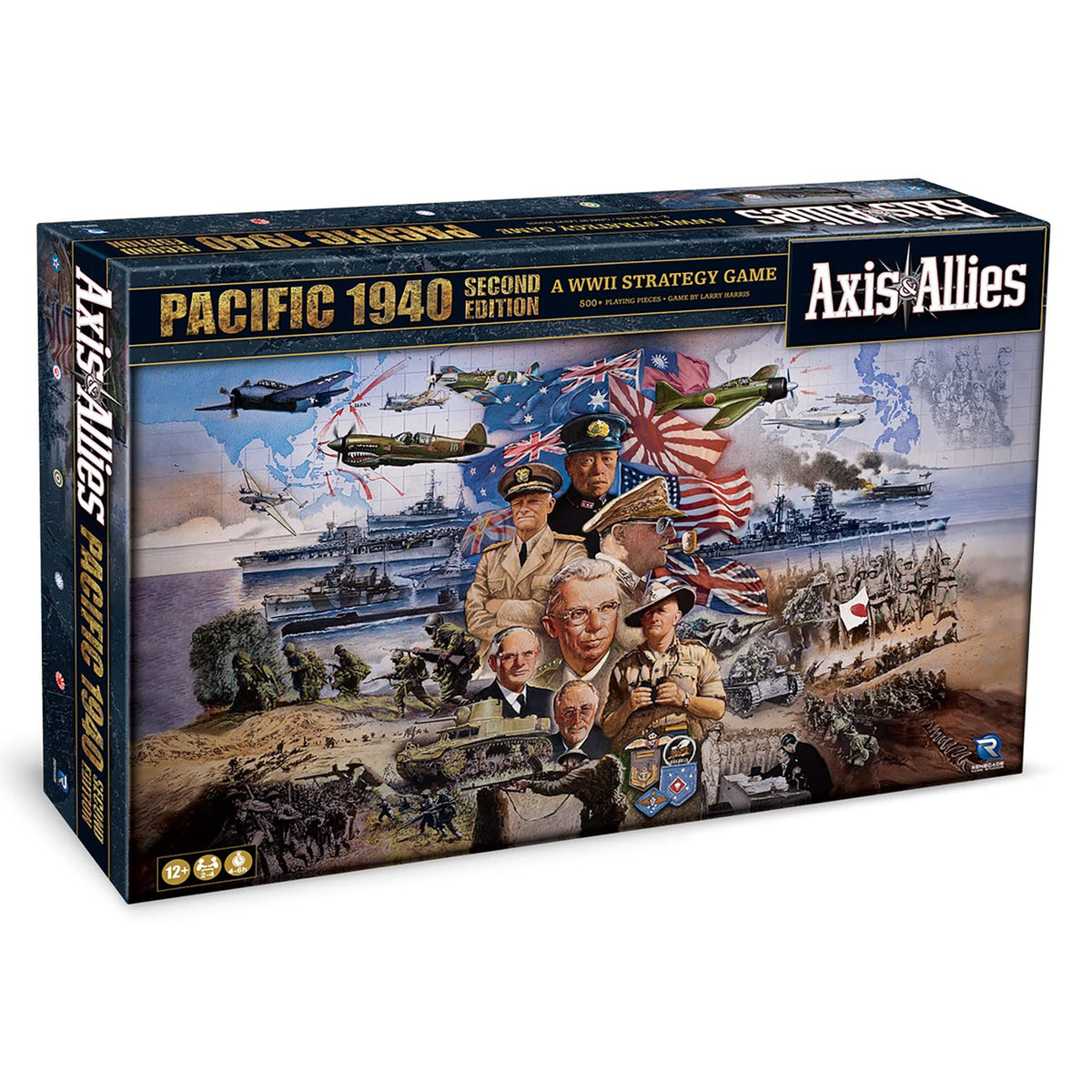Renegade Axis & Allies 1940 Pacific game board for immersive strategy play