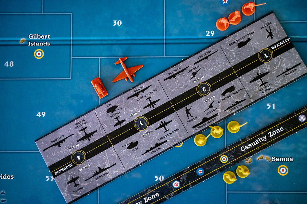 Renegade Axis & Allies 1940 Pacific setup photo showing players arranging forces