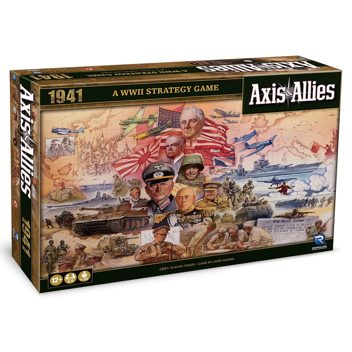 Renegade Axis & Allies 1941 miniatures array ready for epic battles