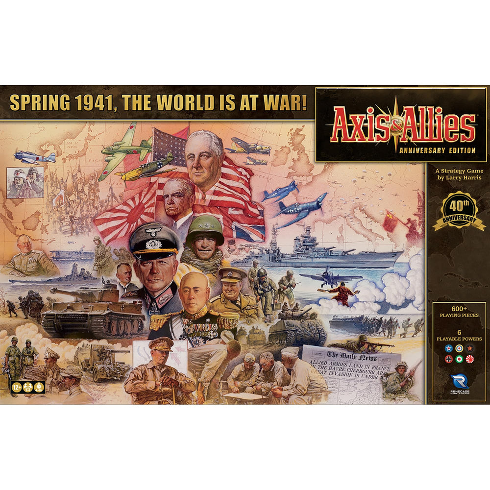 Renegade Axis & Allies Anniversary oversized map display, ideal for dramatic group sessions.
