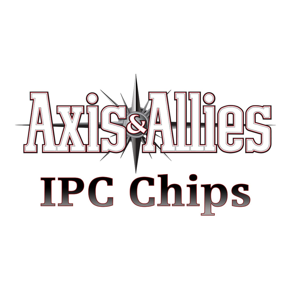 Renegade Axis & Allies IPC chips in bright colors for easier on-table management.