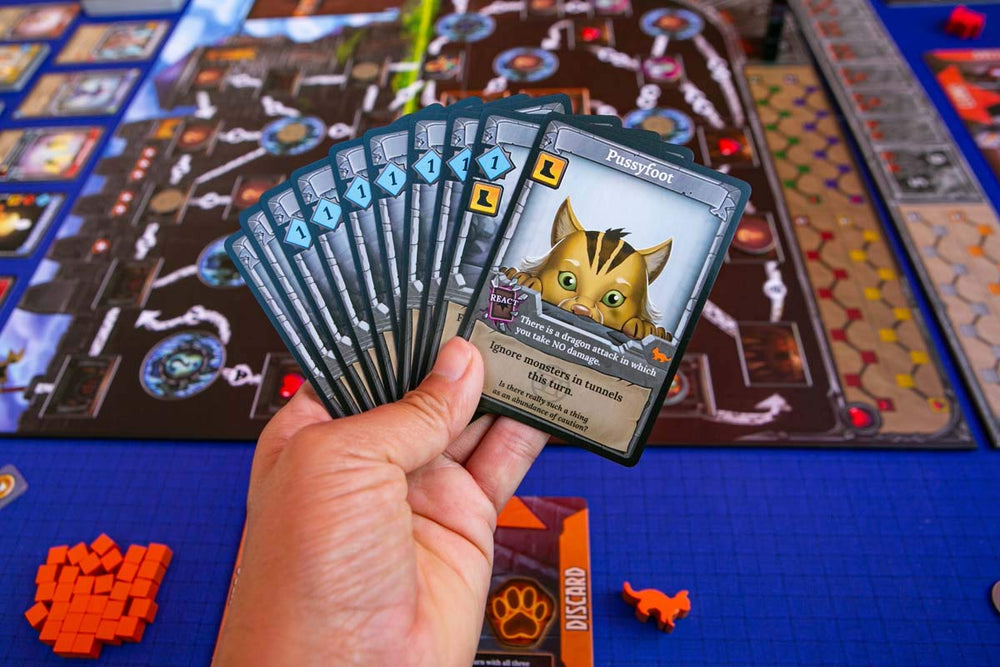 Renegade Clank Adventuring Party React cards mid-turn reactions