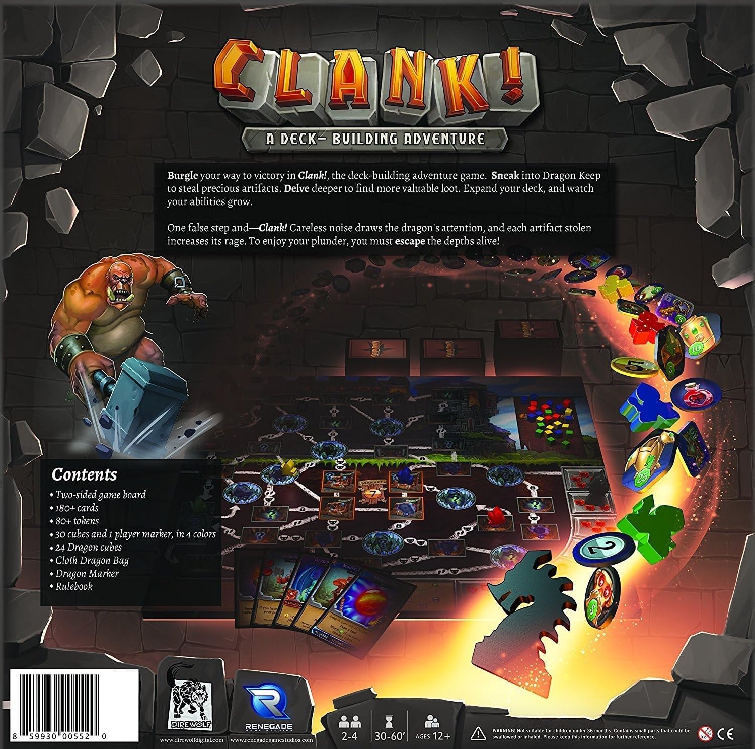 Renegade Clank cards deck-building options expand strategy and replay value.