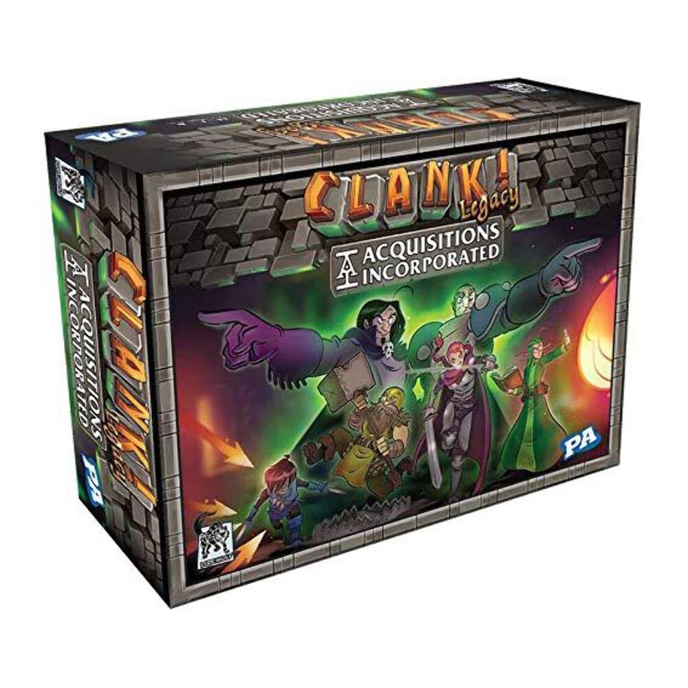 Renegade Clank! Legacy: Acquisitions Incorporated cover art hints at evolving storytelling and replayable campaigns.