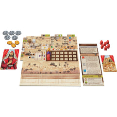 Renegade Ezra and Nehemiah resource tokens representing land and provisions for planning.