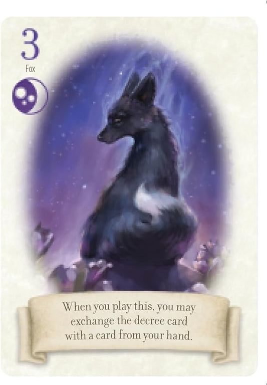 Renegade Fox in the Forest illustrated cards inspire fast, intuitive decisions.