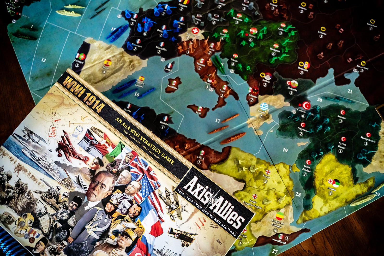 Renegade Axis & Allies WWI 1914 miniatures on the frontline