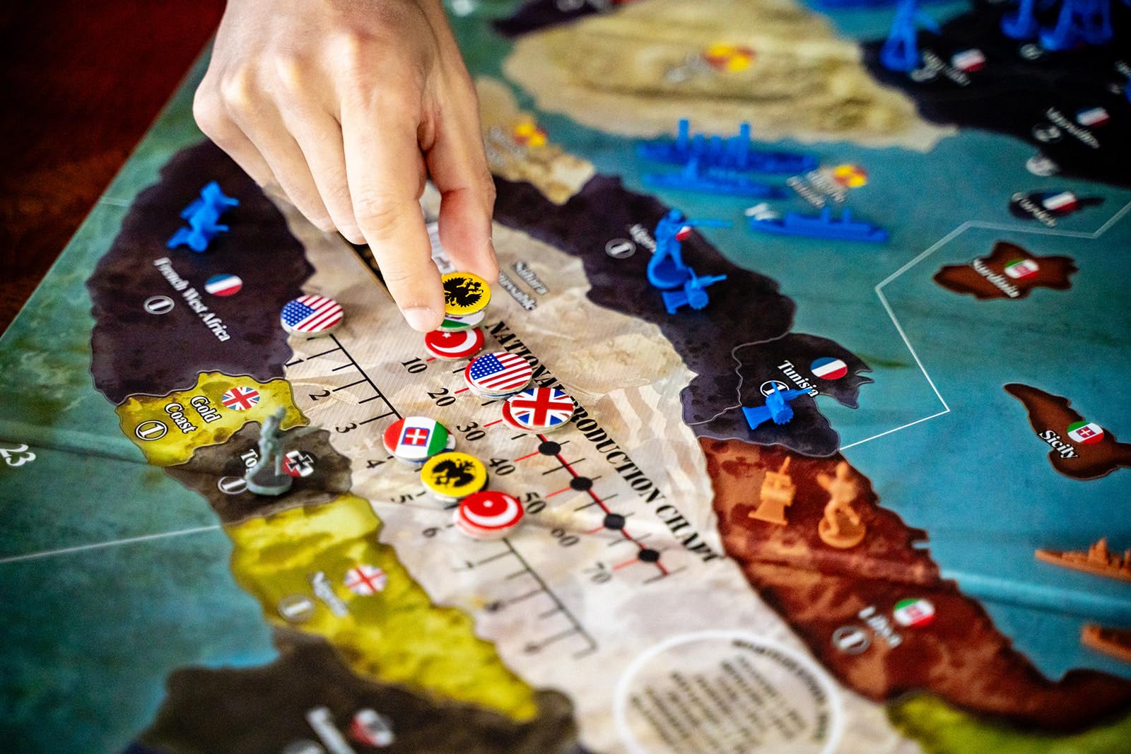 Renegade Axis & Allies WWI 1914 setup ready for play