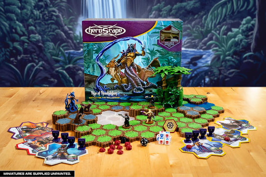 Renegade Game Studios Heroscape exclusive miniatures ready for painting and display.