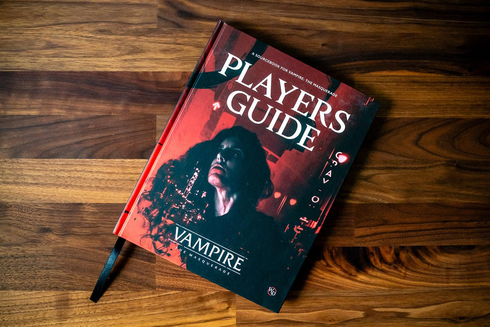 Renegade Game Studios Vampire: The Masquerade 5e players guide clans chart, quick faction reference