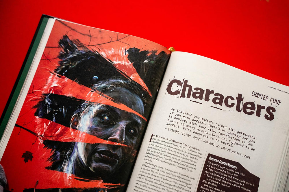 Renegade Games Studios Werewolf art and illustrations, immersive atmosphere for sessions.