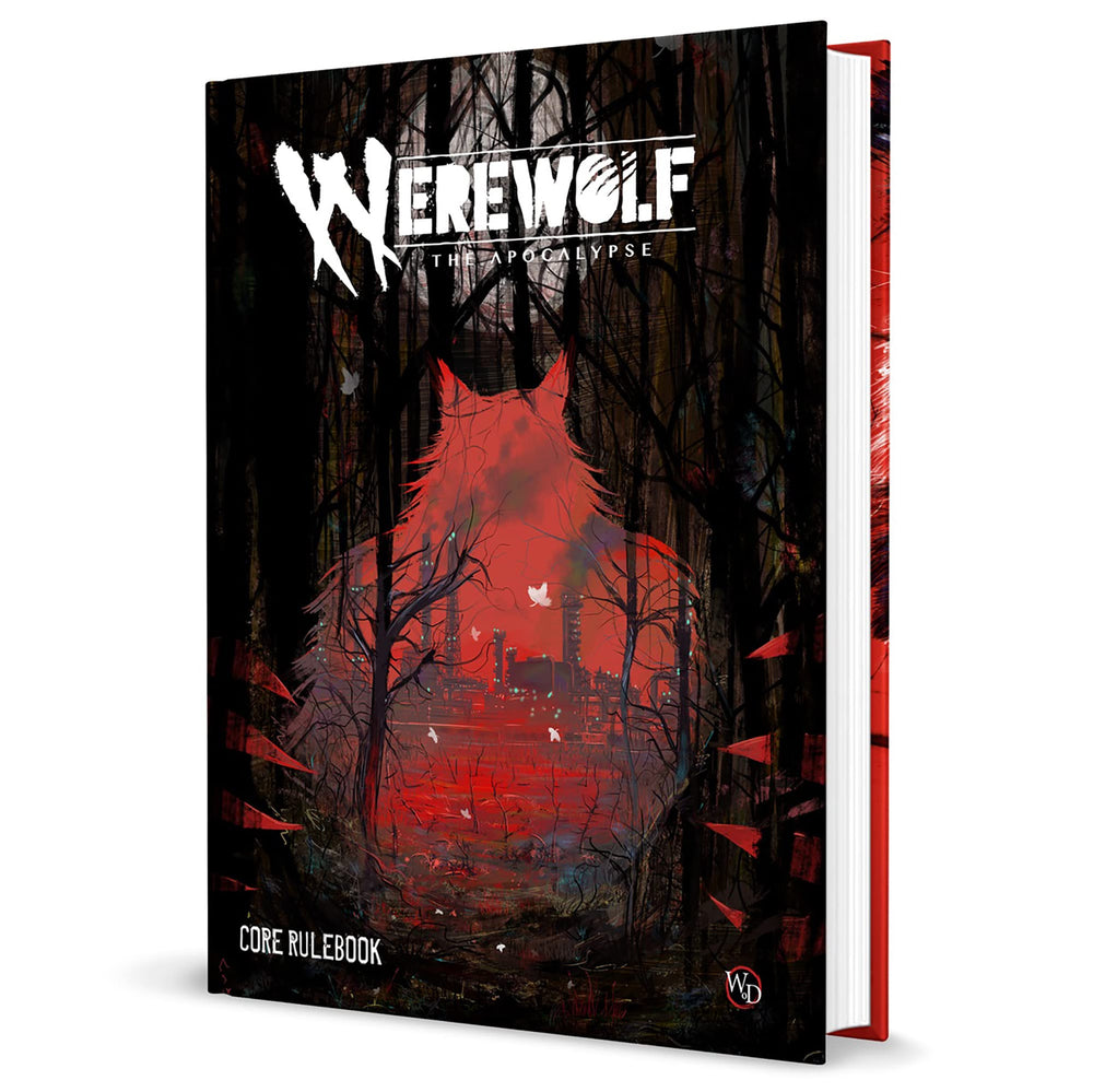 Renegade Games Studios Werewolf core rulebook cover, durable hardcover for immersive RPG sessions.