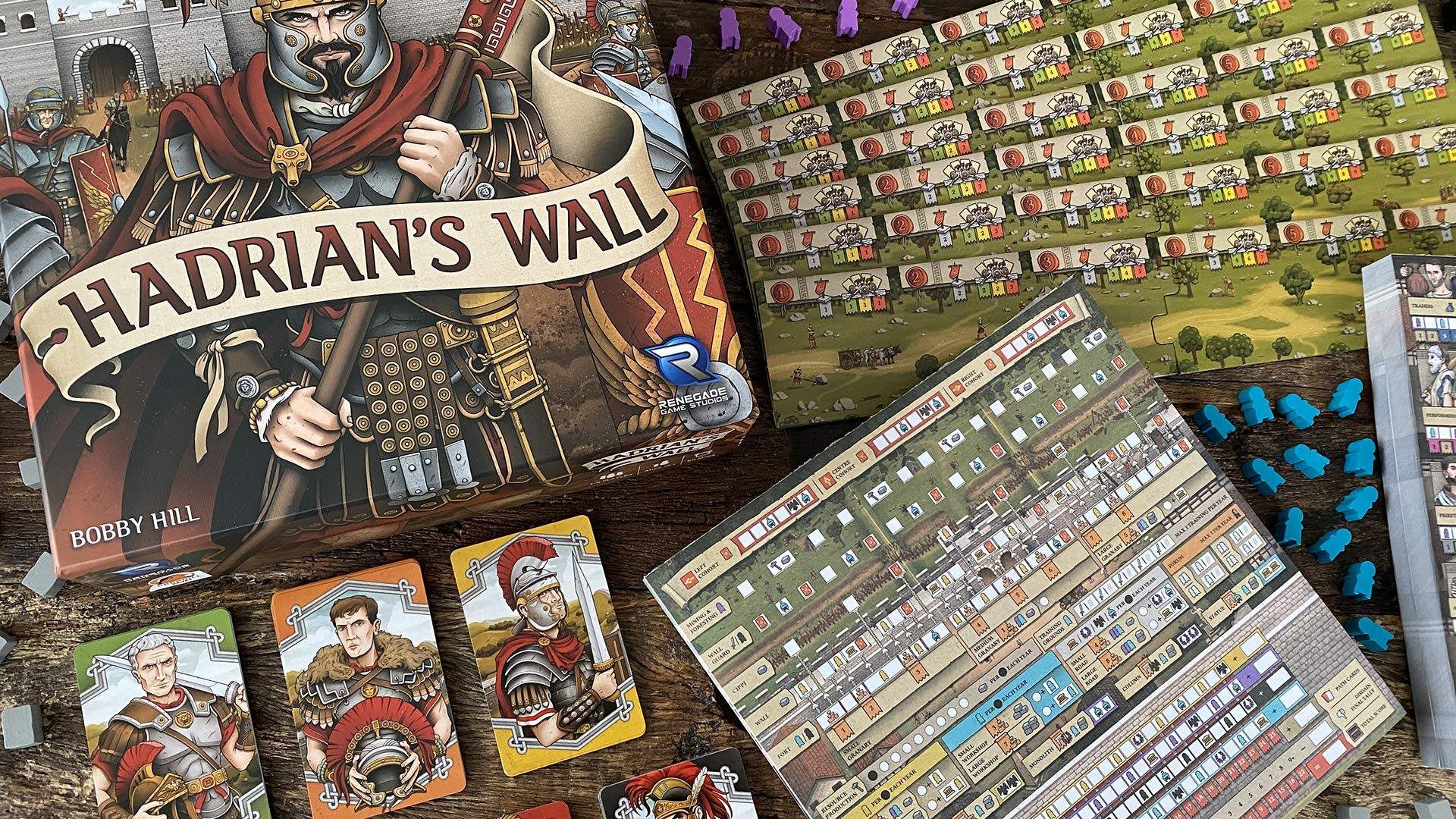 Renegade Hadrian's Wall milecastle map highlights construction possibilities.