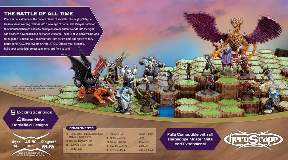 Heroscape wall terrain pieces enabling dramatic defenses and map depth