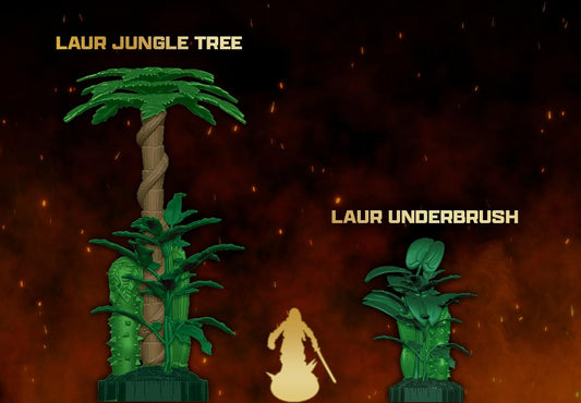 Laur's Edge underbrush provides dense cover for strategic positioning and ambush options.