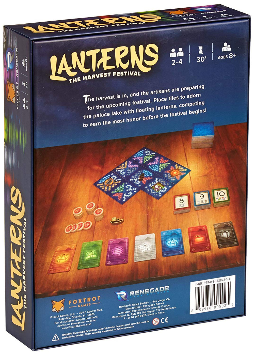 Renegade Lanterns lantern-cards glow on the table and enable flexible exchanges