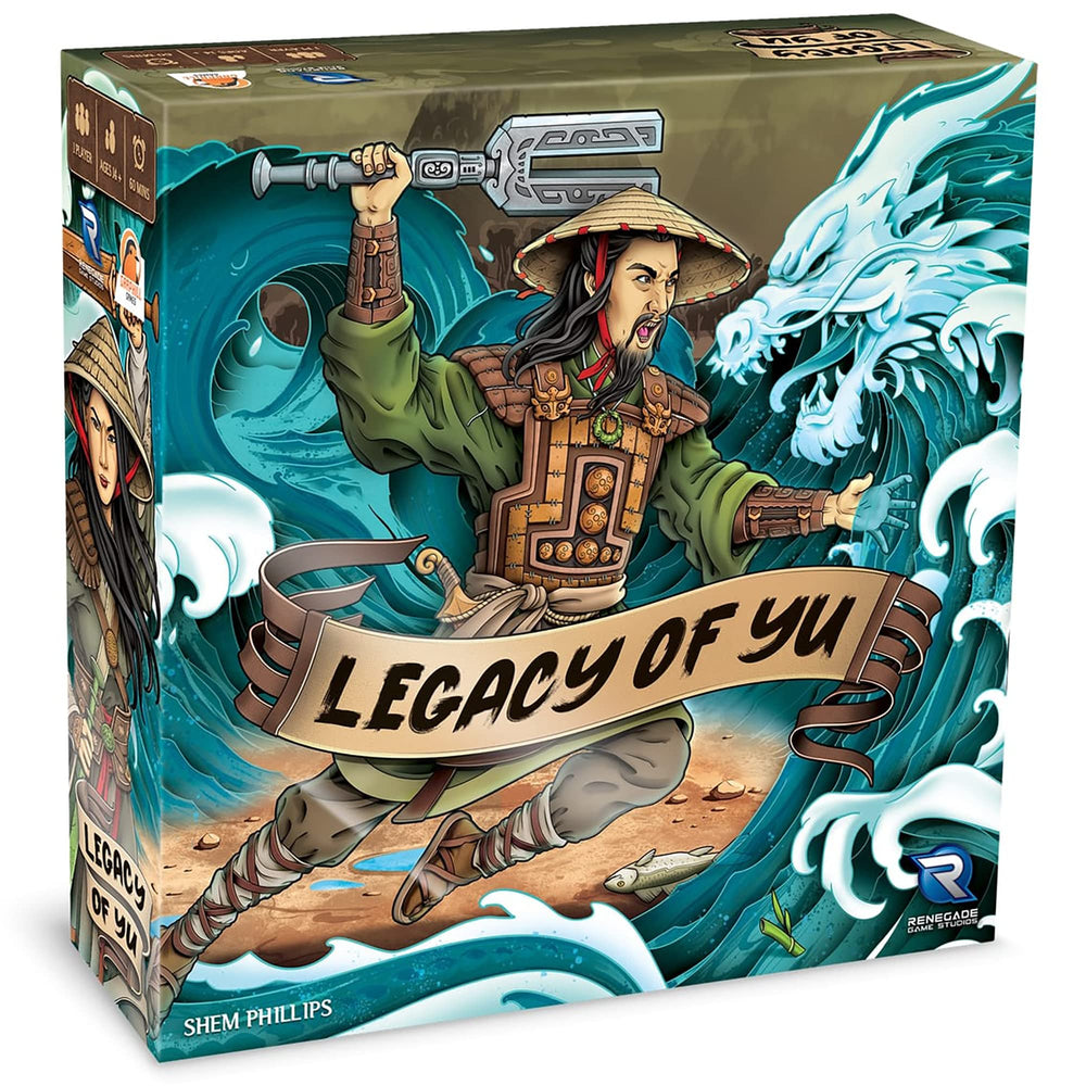 Renegade Legacy of Yu campaign board for solo play and canal building