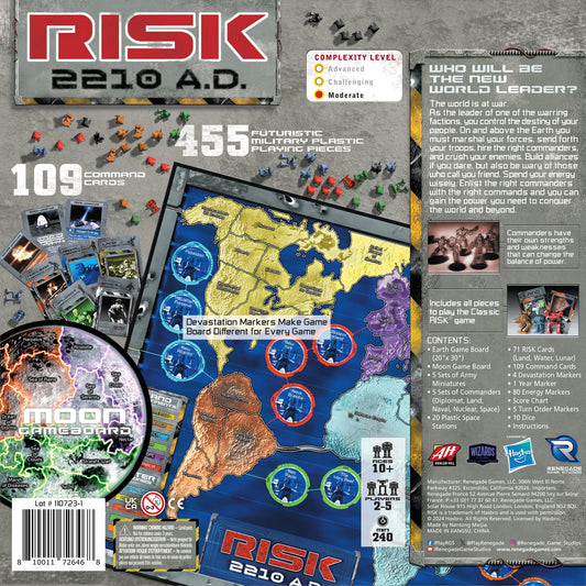 Renegade Risk 2210 A.D. mechs add tactical depth to battles.