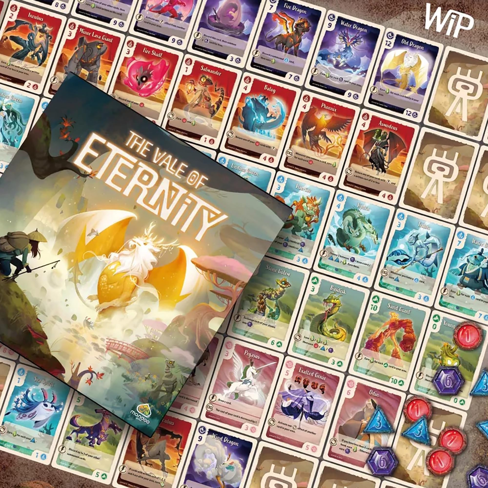 Renegade Vale Eternity box contents displayed for quick setup.