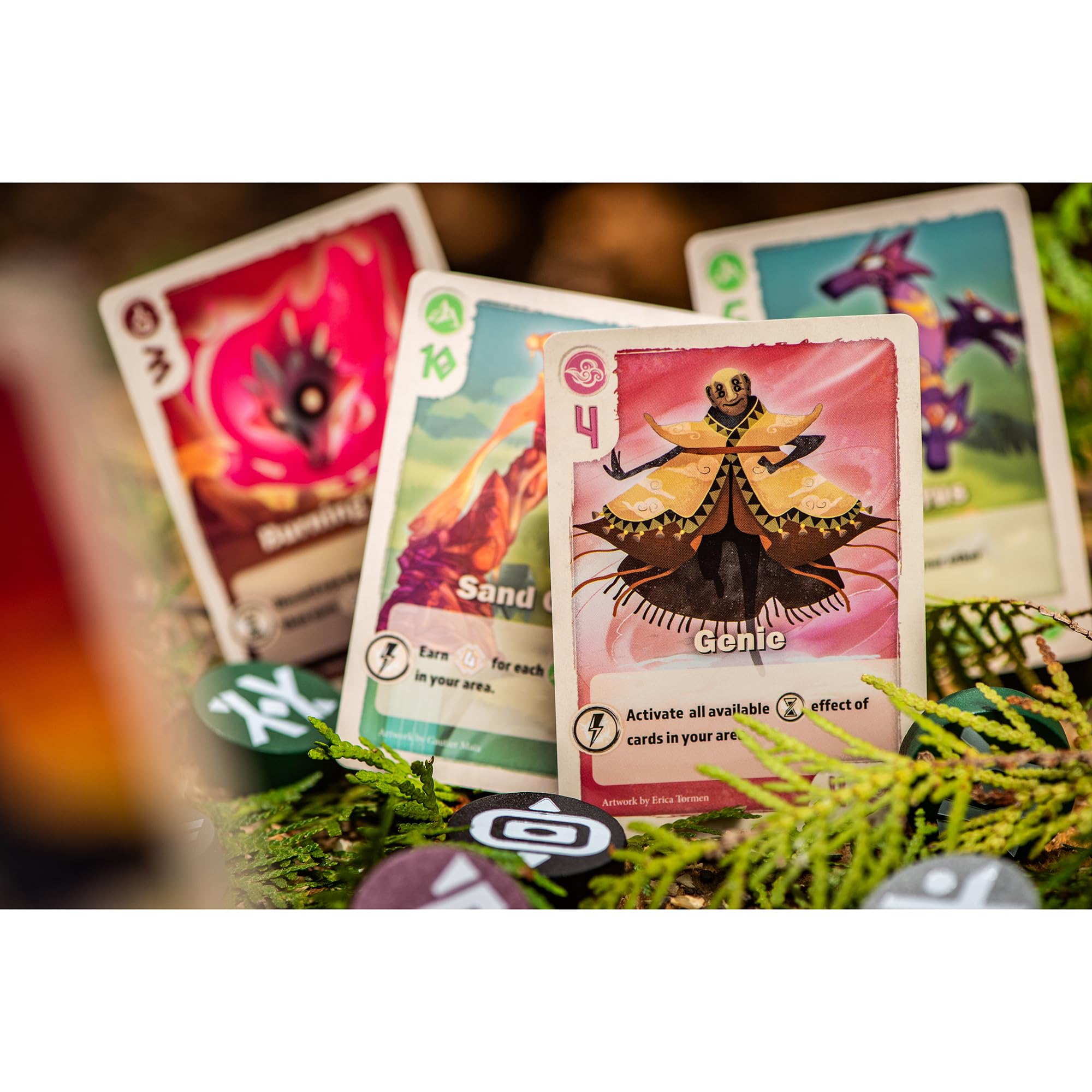 Renegade Vale Eternity mythic creatures cards on the table.
