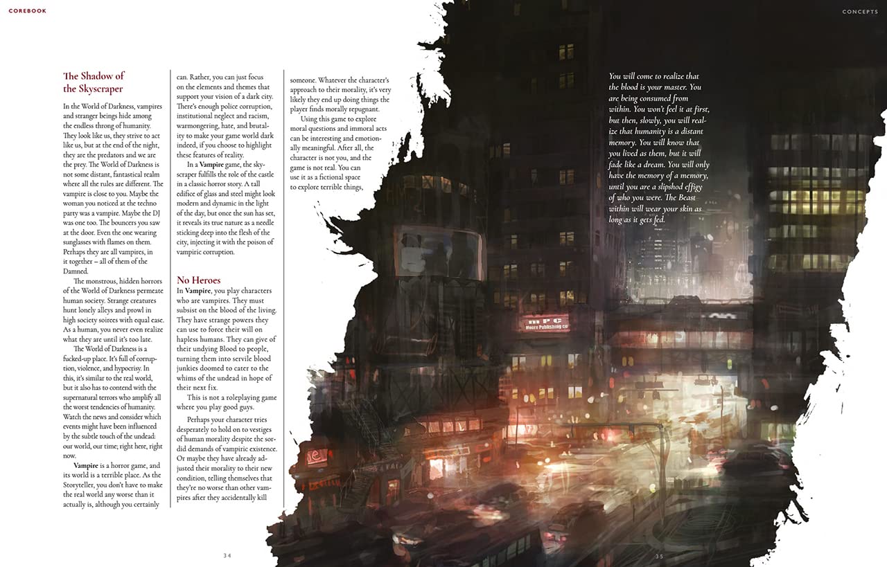 Renegade Vampire errata compendium spine signals updated rules for clear gameplay
