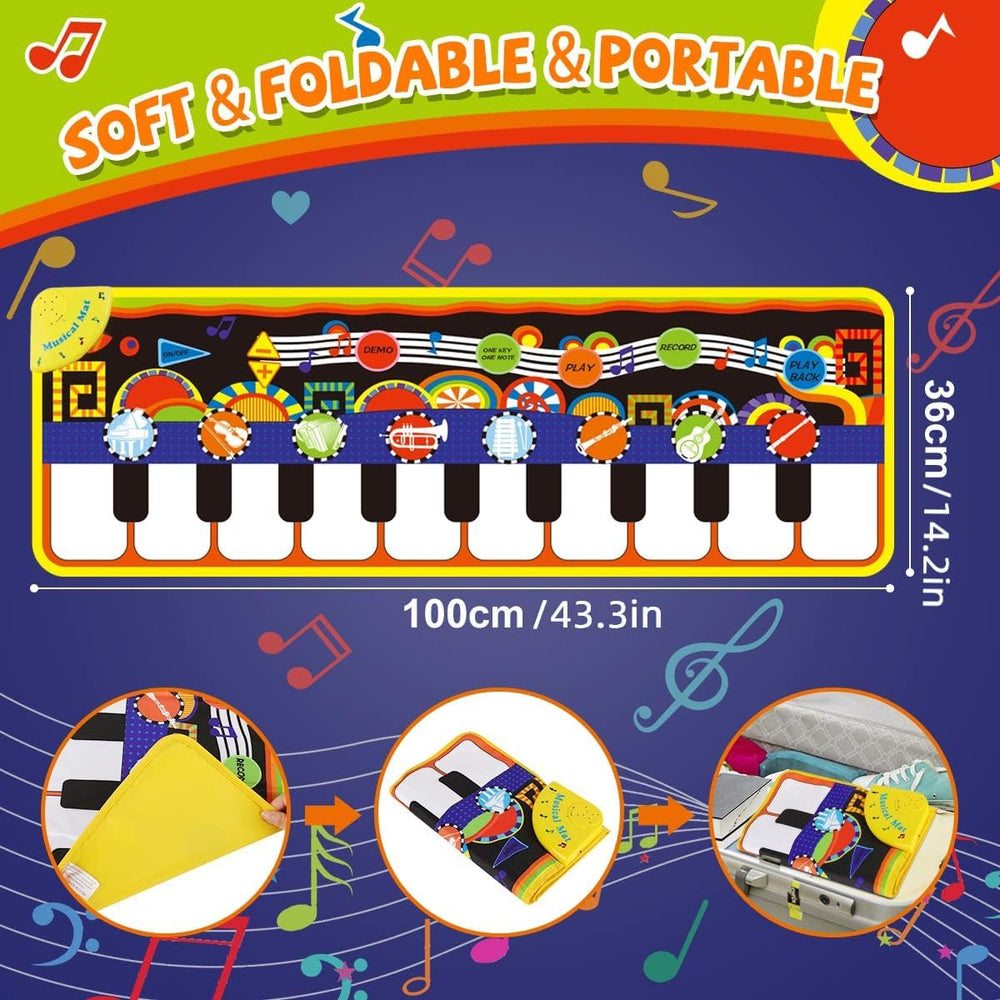 RenFox portable, foldable music mat ideal for travel and outdoor fun