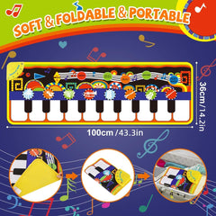 RenFox portable, foldable music mat ideal for travel and outdoor fun