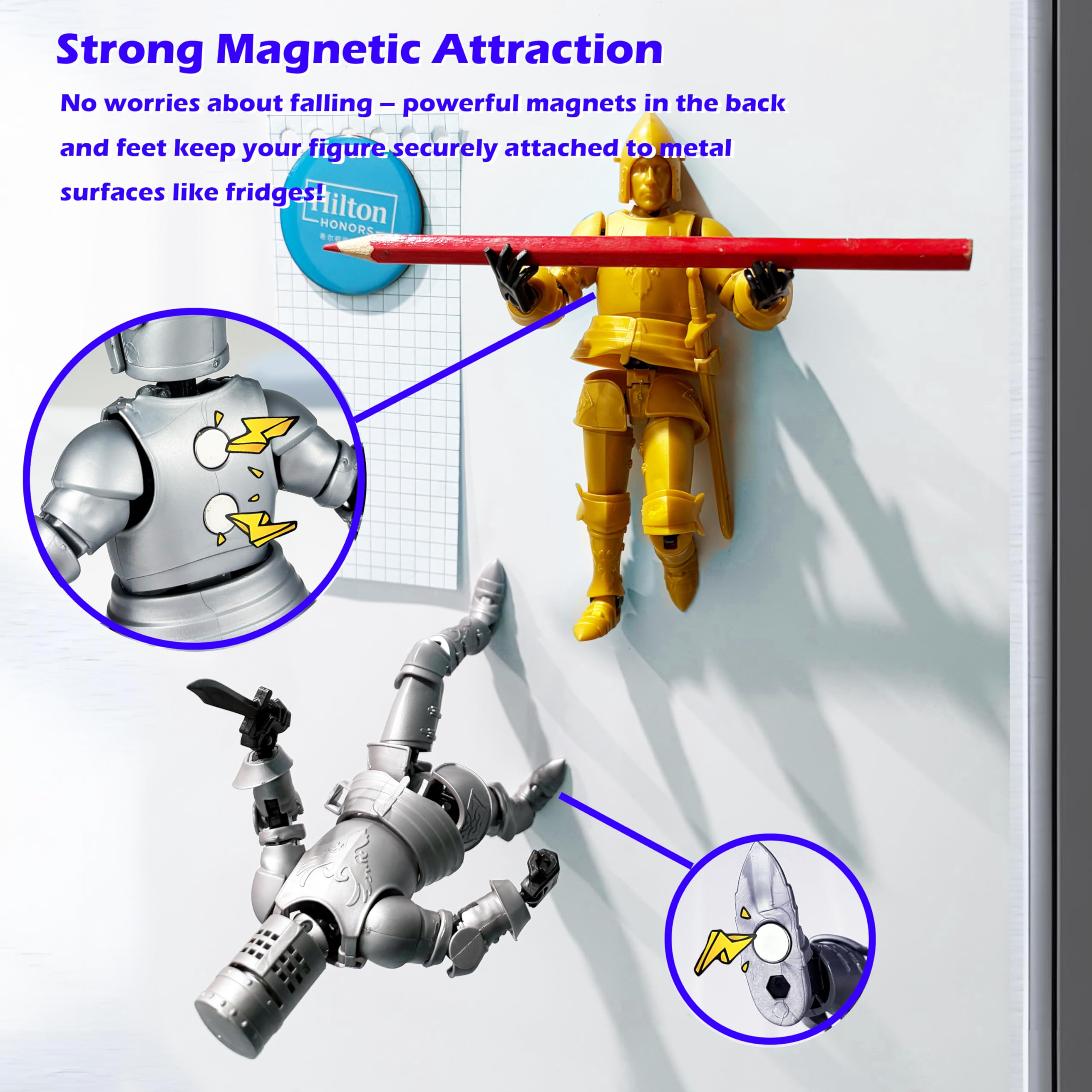 RENGNER weapons and armor set with multiple hands enabling versatile poses